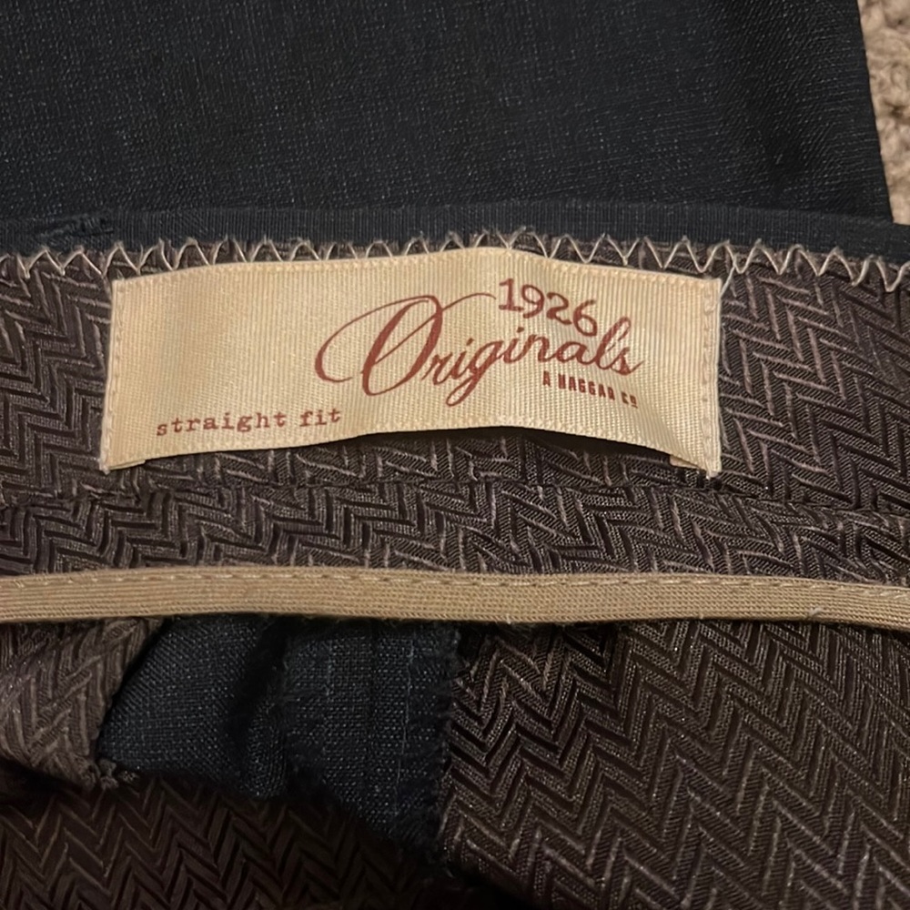 Men’s navy dress pants